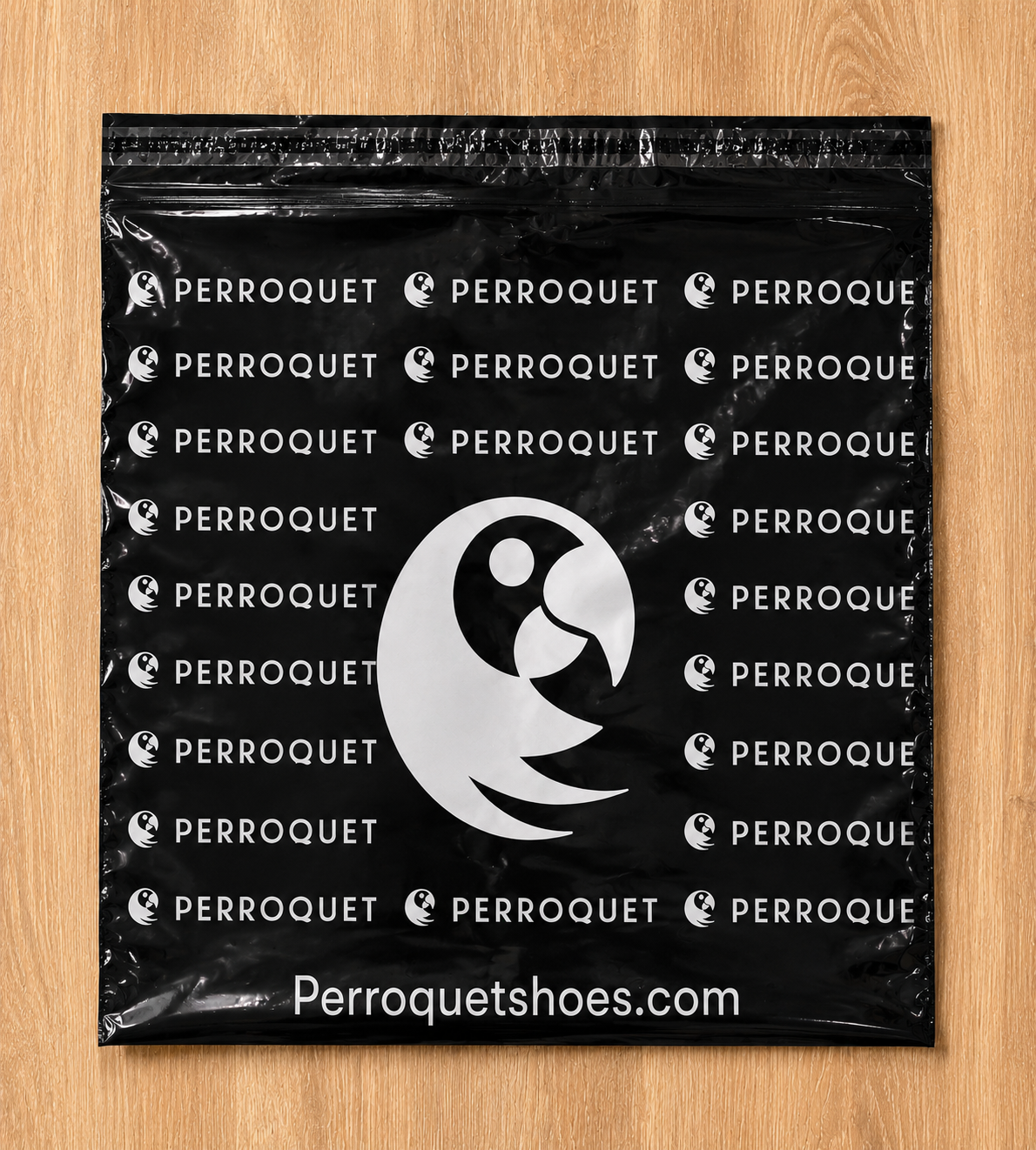Perroquet Branded Shipping Bags – Pack of 100